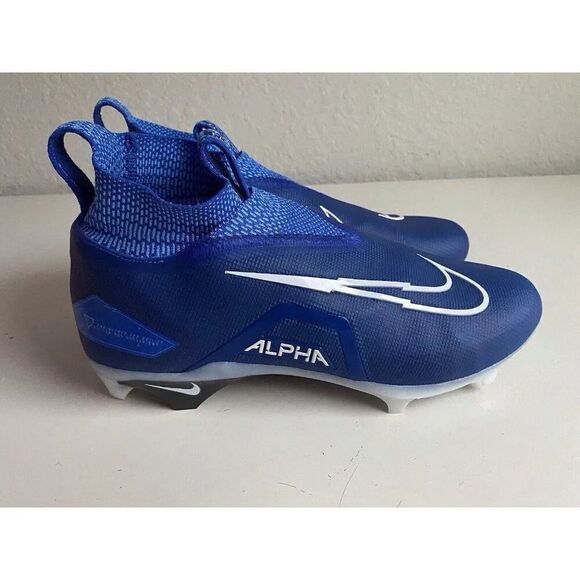 Men’s Sz 12 Nike Cleats Blue Alpha Menace Elite 3 Game Royal Football CT6648-414 - Picture 7 of 13